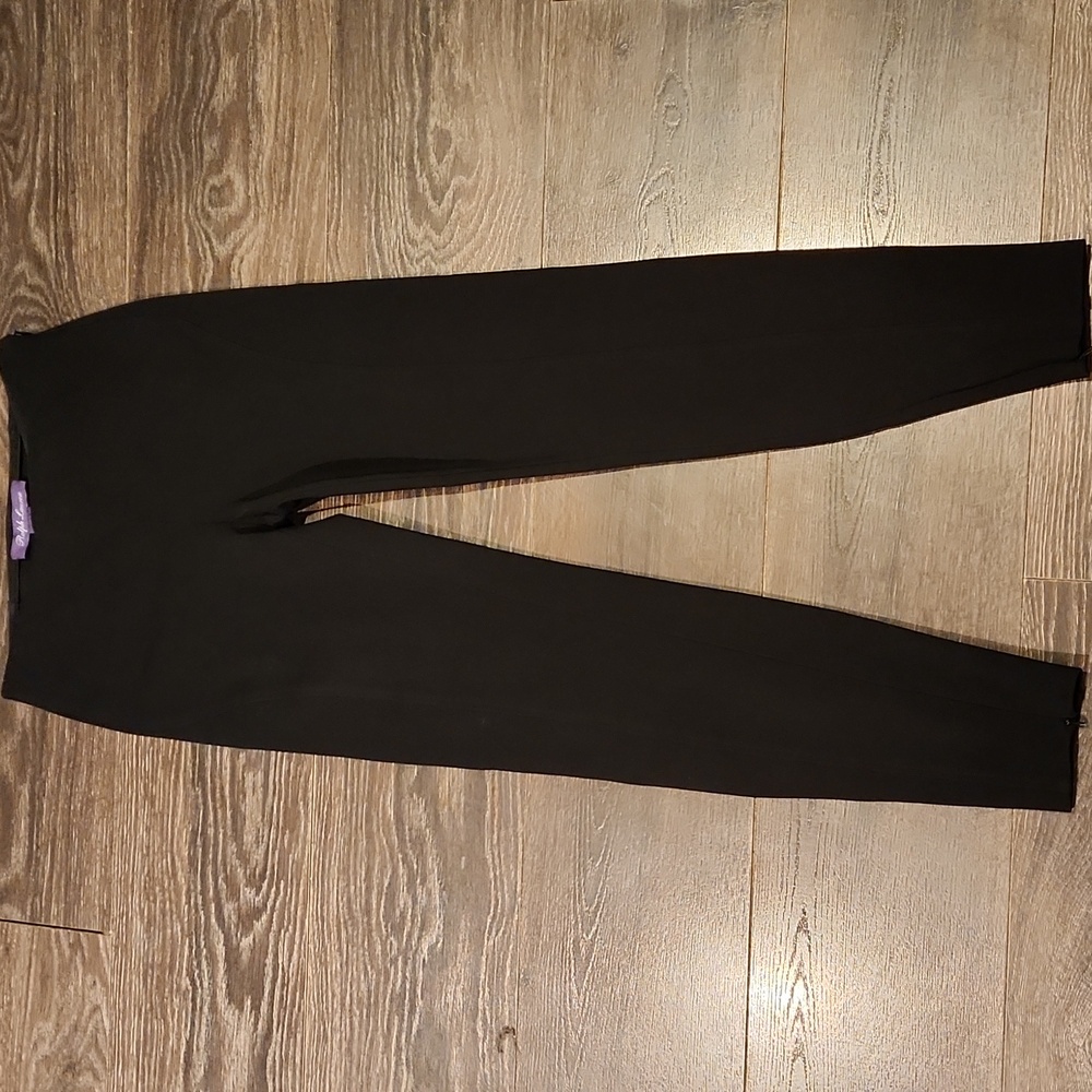 ❤️ RALPH LAUREN PURPLE LABEL PONTE MID RISE BLACK SKINNY LEGGING PANTS, 4 (27) - Picture 2 of 16